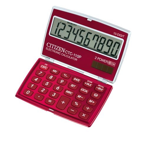 Kalkulator CTC-110RDBP vinsko rdeč