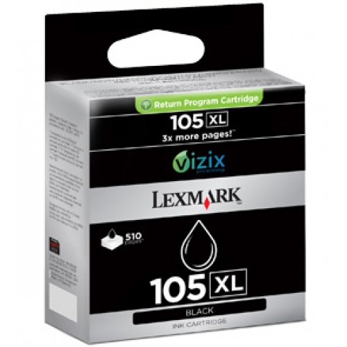 Lexmark kartuša black 105XL