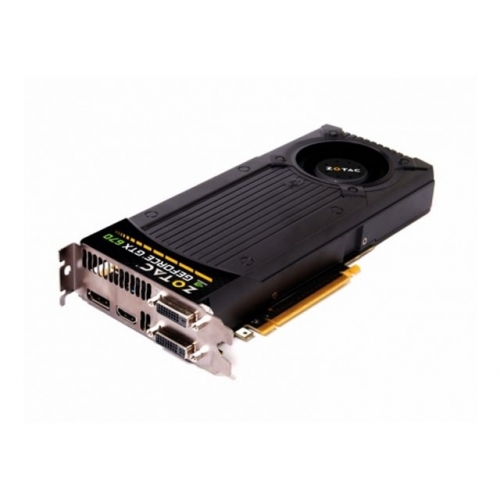 Grafična kartica ZOTAC GeForce GTX670 (2GB, DDR5, dual DVI-I + DVI-D + HDMI + DP)