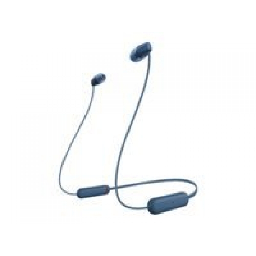 SONY WI-C100 blue Bluetooth Headphones