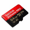 SDXC SANDISK MICRO 64GB EXTREME PRO, 170/90MB/s, UHS-I Speed Class 3, V30, adapter