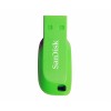 USB DISK SANDISK 32GB CRUZER BLADE ZELENA, 2.0, zelen, brez pokrovčka