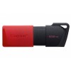 USB disk Kingston 128GB DT Exodia M, 3.2 Gen1, črno rdeč, drsni priključek,*NWW