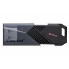USB disk Kingston 64GB DT Exodia Onyx, 3.2 Gen1, črn, drsni priključek