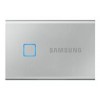 SAMSUNG Portable SSD T7 Touch 2TB extern USB 3.2 Gen.2 metallic silver